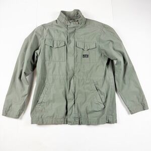 Alpine Stars Green Military Style Motorcycle Jacket Large